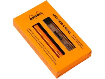 Rhodia scRipt, Etui & Ersatzminen für Druckbleistifte - Orange