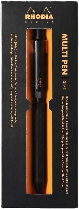 Rhodia scRipt MultiPen 3-in-1 Schwarz
