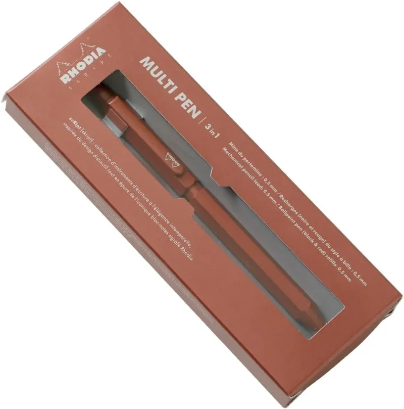 Rhodia scRipt MultiPen 3-in-1 Braun